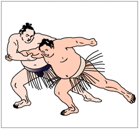 Hikkake kimarite sumo