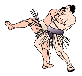 Kawazugake kimarite sumo