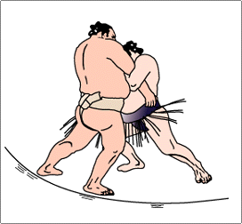 Kimedashi kimarite sumo
