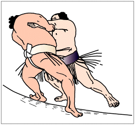 Oshidashi kimarite sumo
