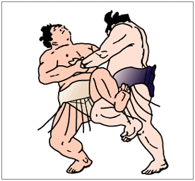Susoharai kimarite sumo