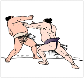 Tsukidashi kimarite sumo