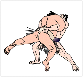 Tsuridashi kimarite sumo