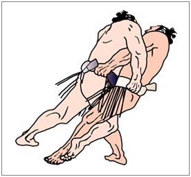 Uchigake kimarite sumo