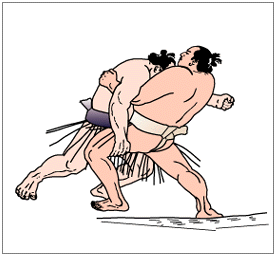 Watashikomi kimarite sumo