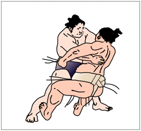Yoritaoshi kimarite sumo