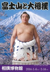 Exposition "Mont Fuji et Sumo" au musée d sumo du Kokugikan