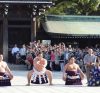 Kakuryu dohyo iri au temple Meiji