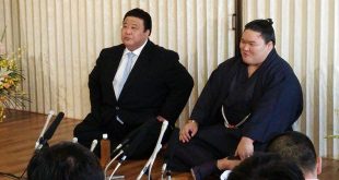 Goeido avec Sakaigawa oyakata