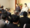 Tochinowaka lors de la conférence de presse