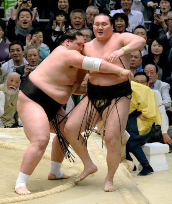 Terunofuji contre Hakuho