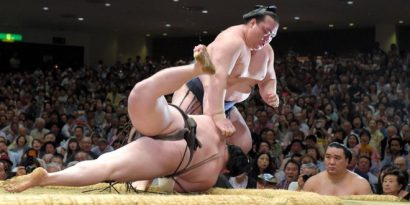 Défaite de Hakuho contre Kisenosato