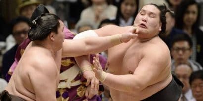 Terunofuji contre Hakuho