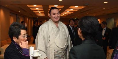 Yokozuna Hakuho, un sumo supporter d'un poids lourd