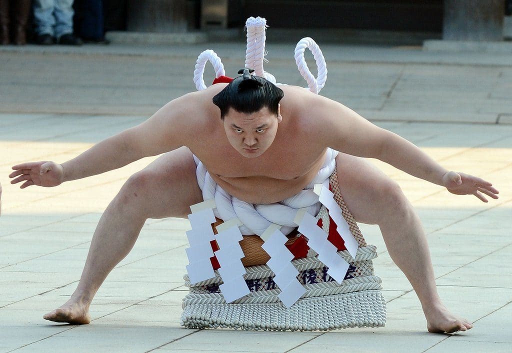 Le yokozuna Hakuho est le rikishi le plus titré de l'histoire du sumo