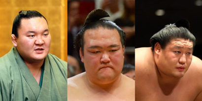 Hakuho, Kisenosato, Takanoiwa