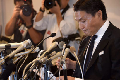 Takanohana démissionne de la NSK