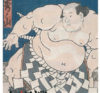 Le sumo à la fin de la période Edo