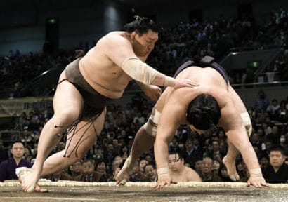 Hakuho contre Myogiryu