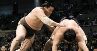Hakuho contre Myogiryu