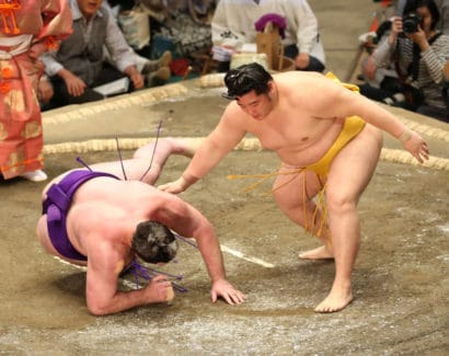 Endo fait chuter Tochinoshin