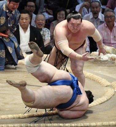 Les yokozuna maintiennent leur cap