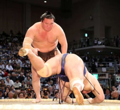 Hakuho renverse Hokutofuji