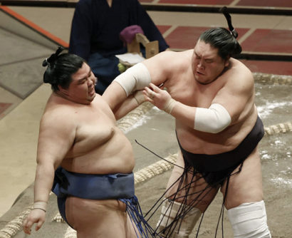 Terunofuji contre Shodai