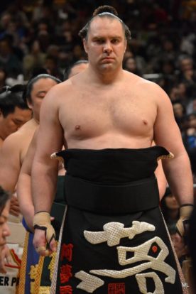 Amuru durant un dohyo-iri ((Photo personnelle d’Amuru)