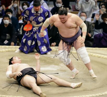 Terunofuji écroule Abi