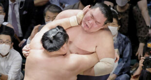 Tamawashi contre Terunofuji