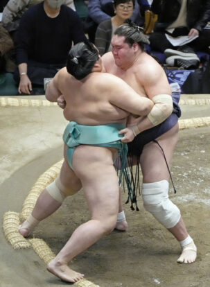 Terunofuji maîtrise Kotonowaka