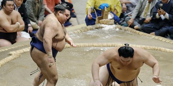 Jour 4 – Le yokozuna Onosato subit sa première défaite et l&rsquo;ôzeki Kotozakura reste invaincu